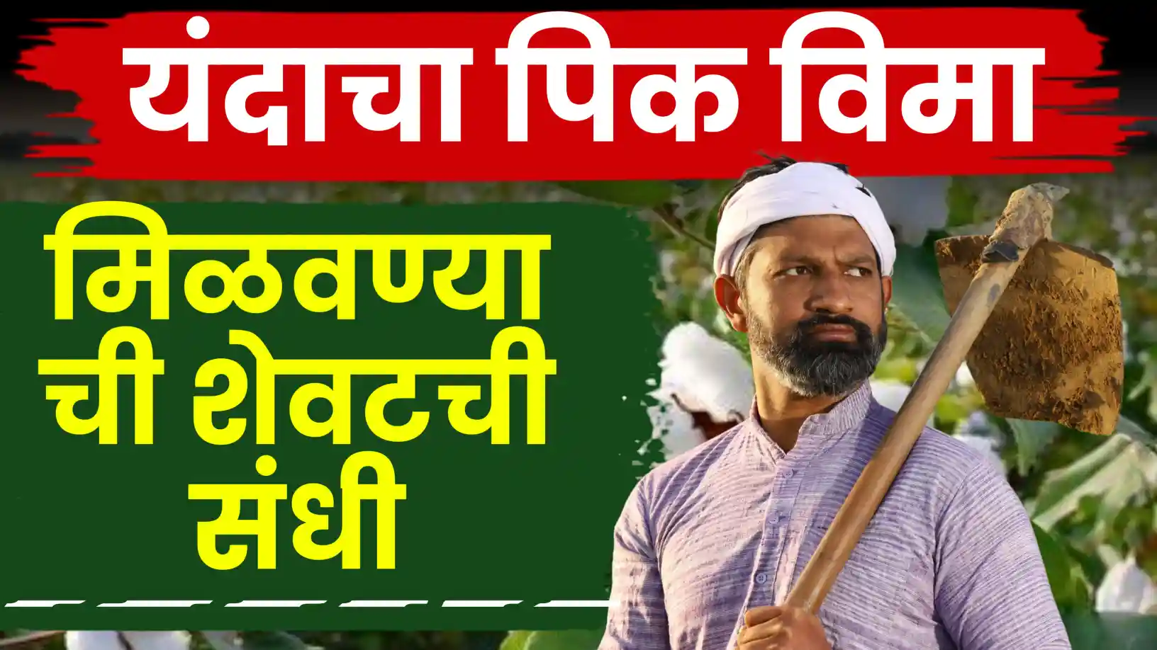 खरीप २०२५ चा पीक विमा